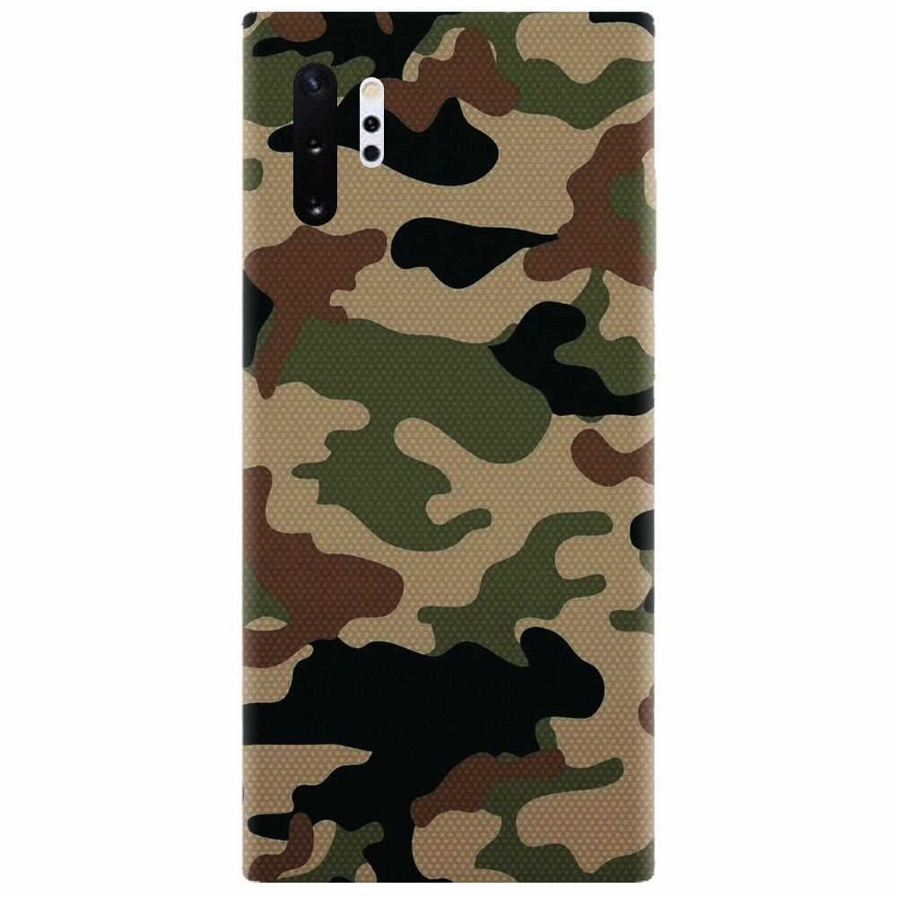 Husa silicon pentru Samsung Galaxy Note 10 Plus, Camuflaj