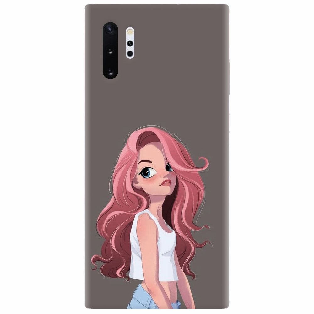 Husa silicon pentru Samsung Galaxy Note 10 Plus, Cute Girl