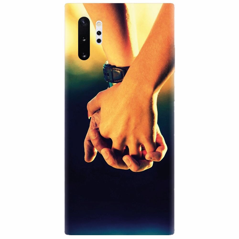 Husa silicon pentru Samsung Galaxy Note 10 Plus, Couple Holding Hands