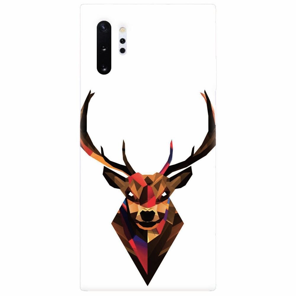 Husa silicon pentru Samsung Galaxy Note 10 Plus, Geometric Tibetan Antelope