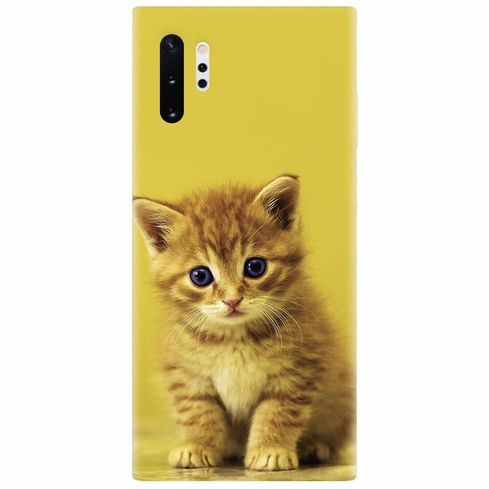 Husa silicon pentru Samsung Galaxy Note 10 Plus, Baby Kitten