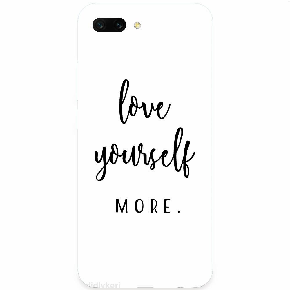Husa silicon pentru Honor 10, Love Yourself More