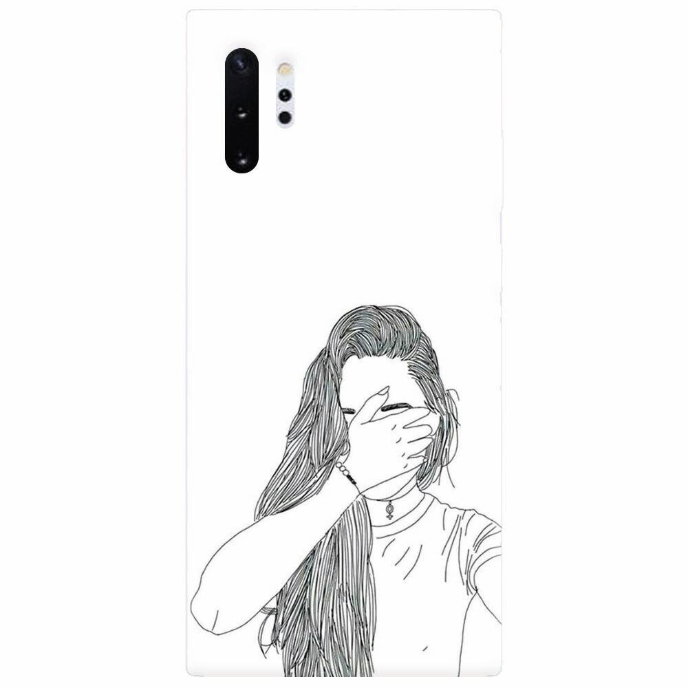 Husa silicon pentru Samsung Galaxy Note 10 Plus, Dont Look