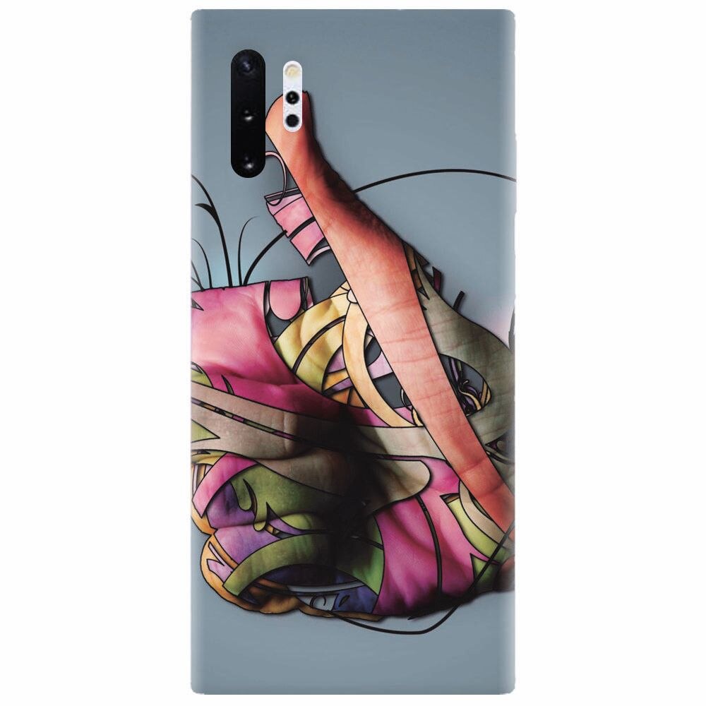 Husa silicon pentru Samsung Galaxy Note 10 Plus, Beautiful Hand Art