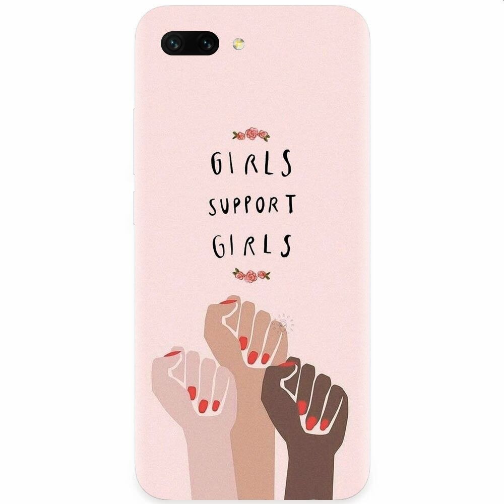 Husa silicon pentru Honor 10, Girls Supportgirls