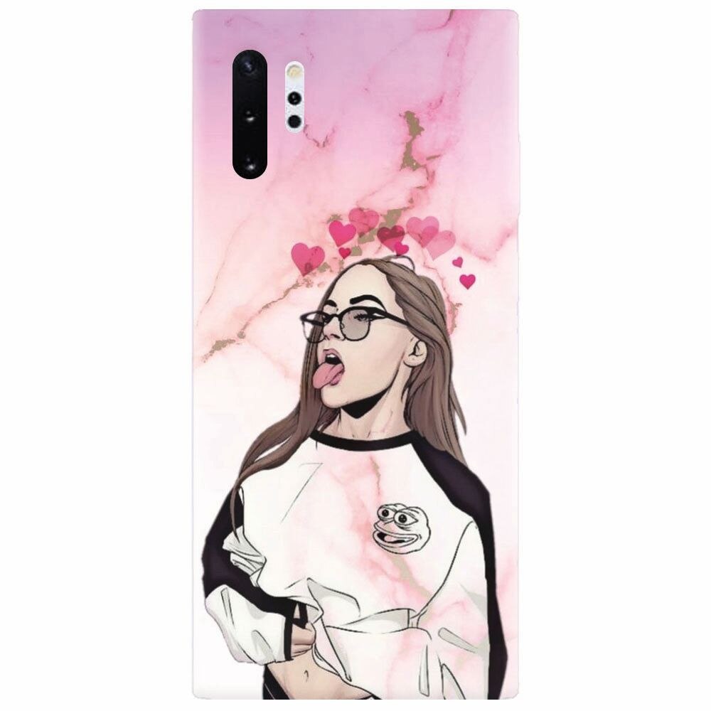 Husa silicon pentru Samsung Galaxy Note 10 Plus, Bad Girl