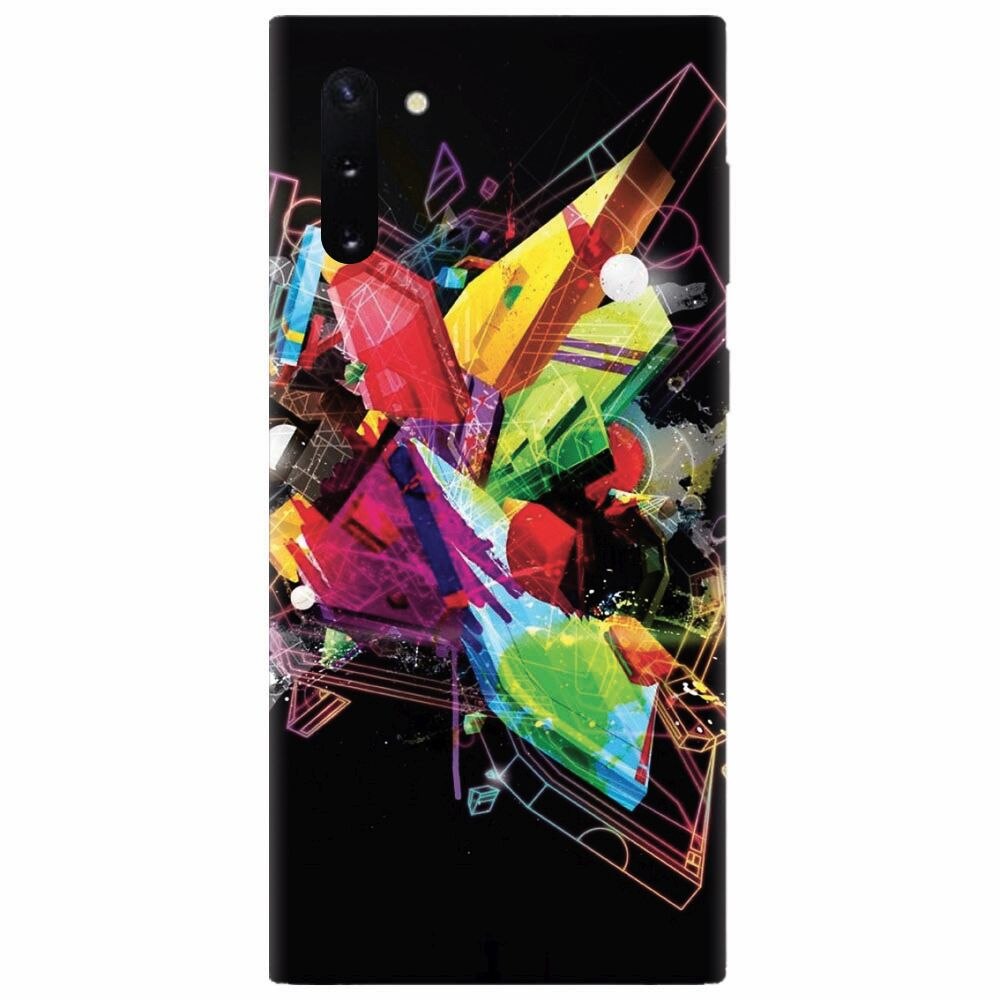 Husa silicon pentru Samsung Galaxy Note 10, Abstract Shape