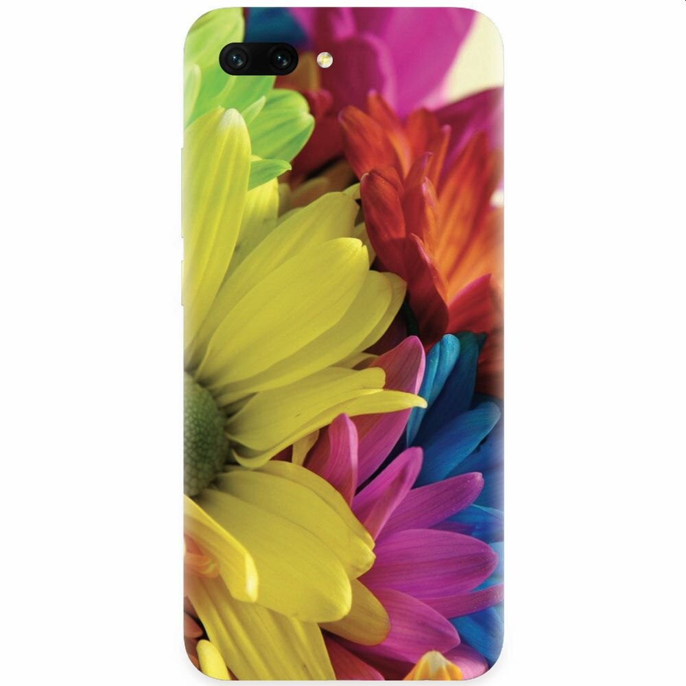 Husa silicon pentru Honor 10, Flower