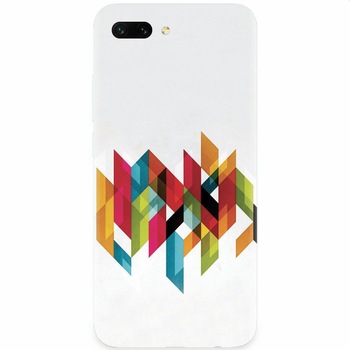 Husa silicon pentru Honor 10, Geometric Husa silicon pentru Honor 10, Geometric
