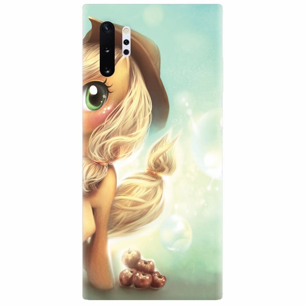 Husa silicon pentru Samsung Galaxy Note 10 Plus, Applejack Pony Cute K