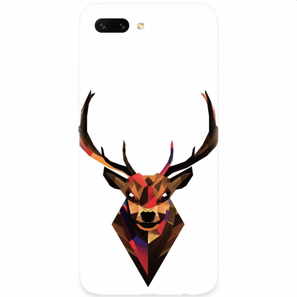Husa silicon pentru Honor 10, Geometric Tibetan Antelope