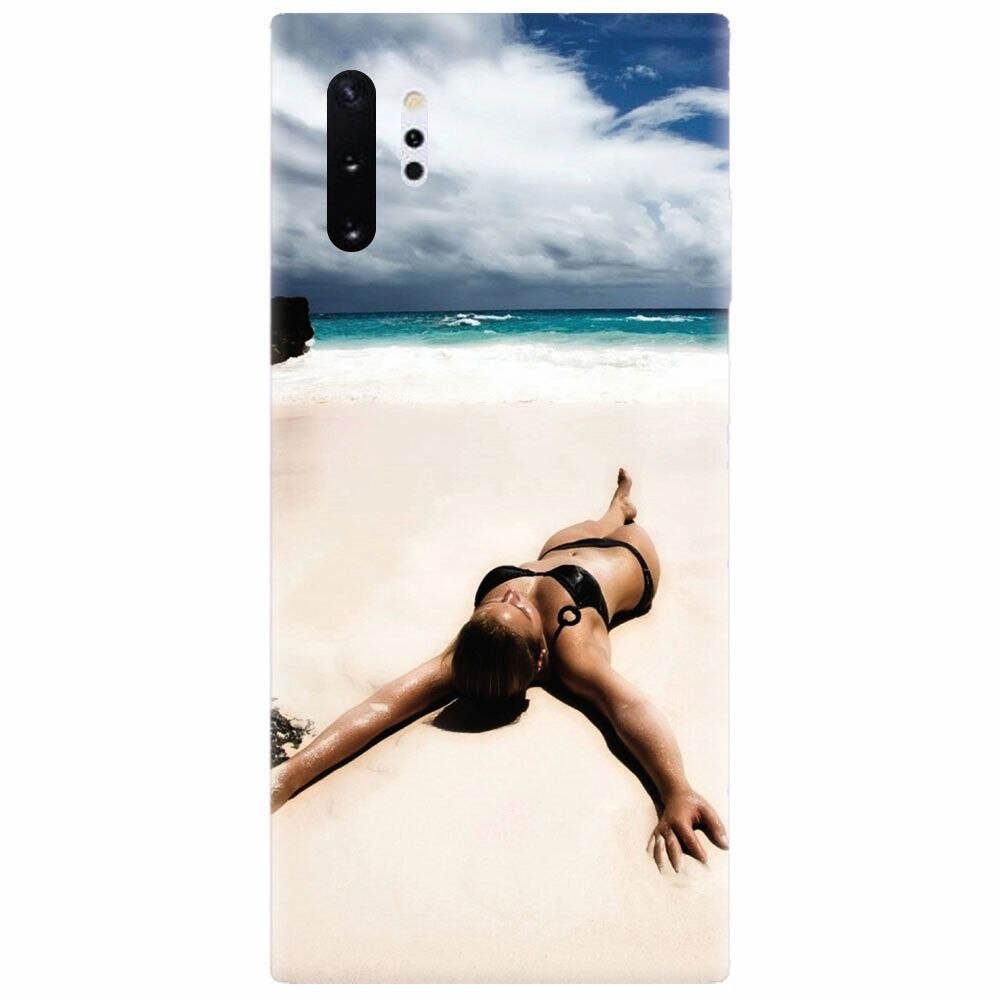 Husa silicon pentru Samsung Galaxy Note 10 Plus, Beach Lounging