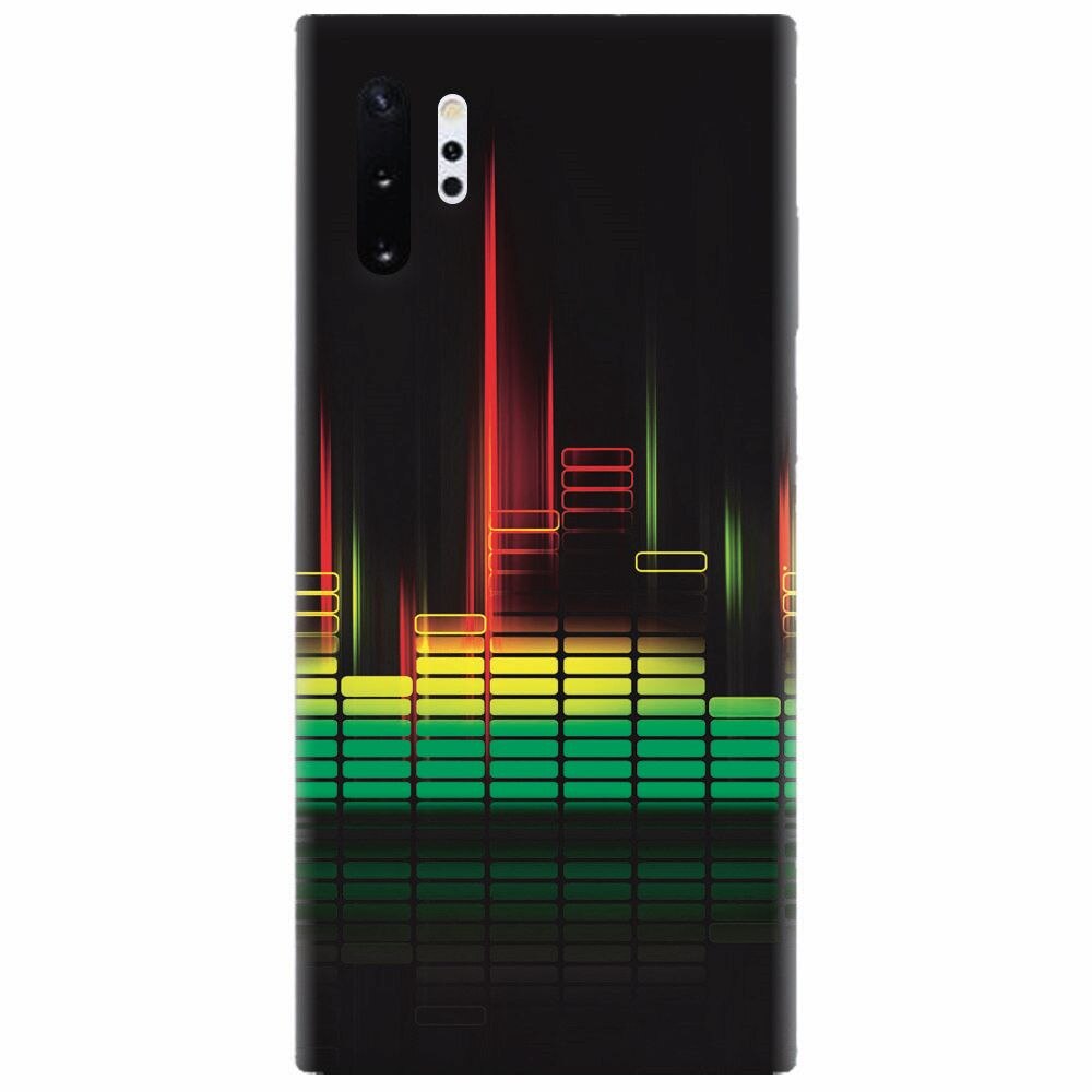 Husa silicon pentru Samsung Galaxy Note 10 Plus, Abstract Dj Sound System