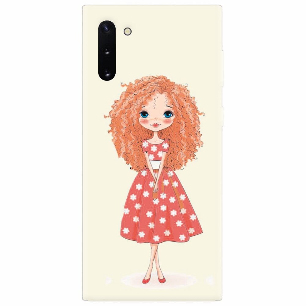 Husa silicon pentru Samsung Galaxy Note 10, Sweet Little Girl