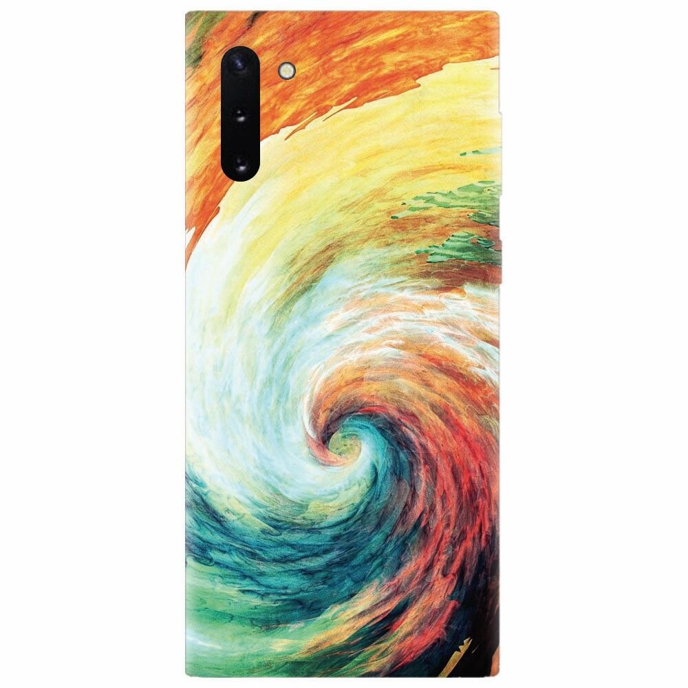 Husa silicon pentru Samsung Galaxy Note 10, Big Wave Painting