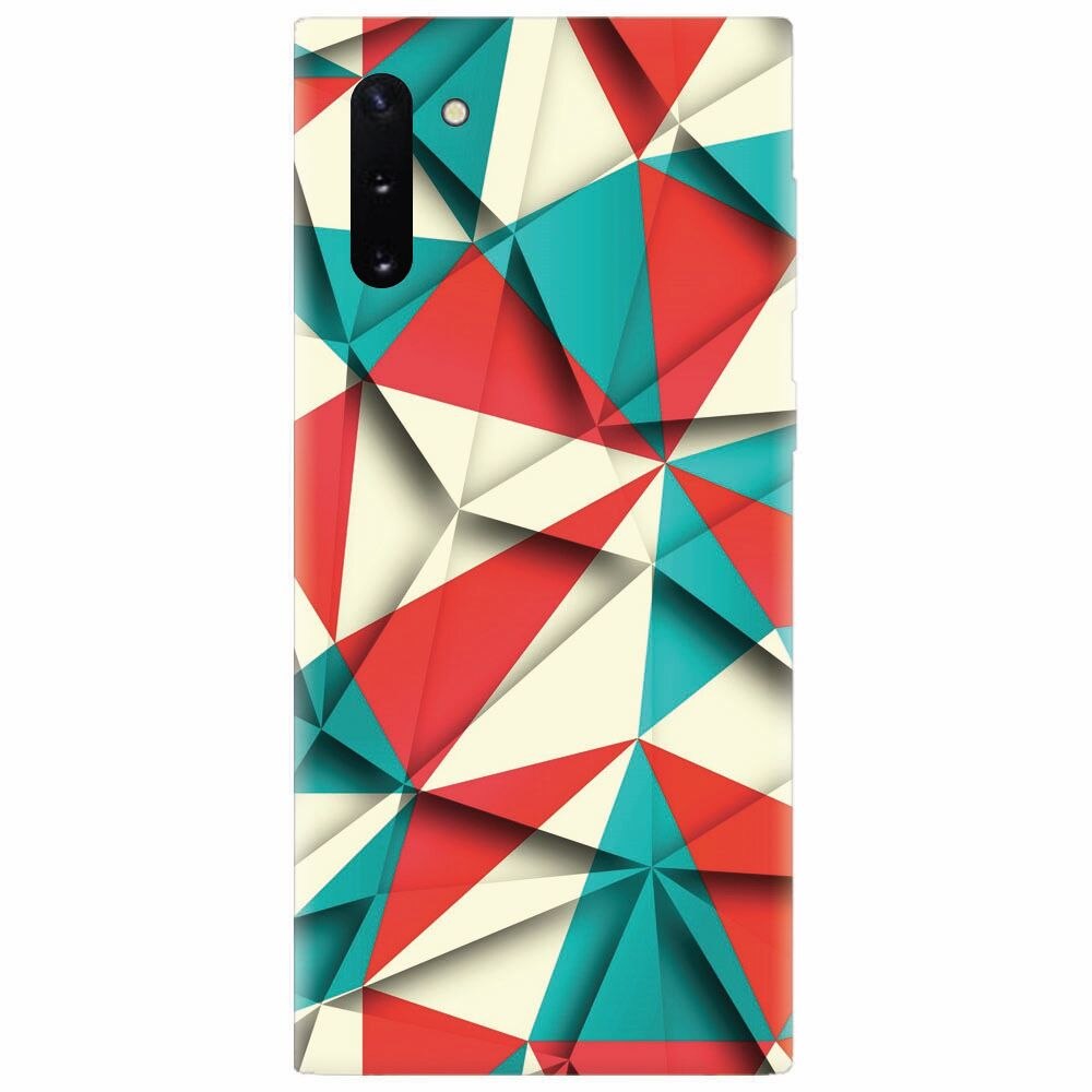 Husa silicon pentru Samsung Galaxy Note 10, Abstract Vector