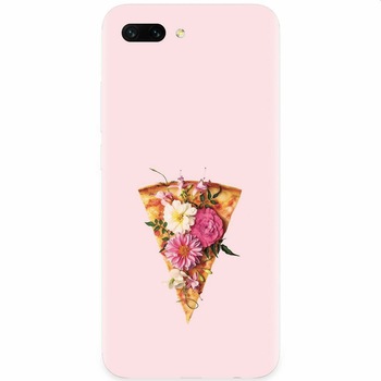 Husa silicon pentru Honor 10, Flower Pizza Husa silicon pentru Honor 10, Flower Pizza