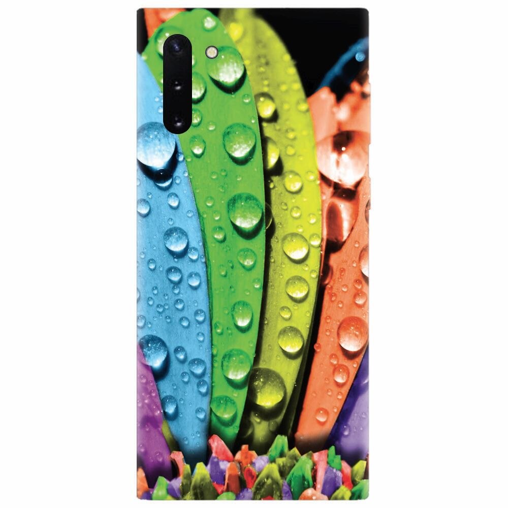 Husa silicon pentru Samsung Galaxy Note 10, Colorful Daisy Petals