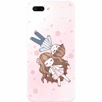 Husa silicon pentru Honor 10, Cute Couple Husa silicon pentru Honor 10, Cute Couple