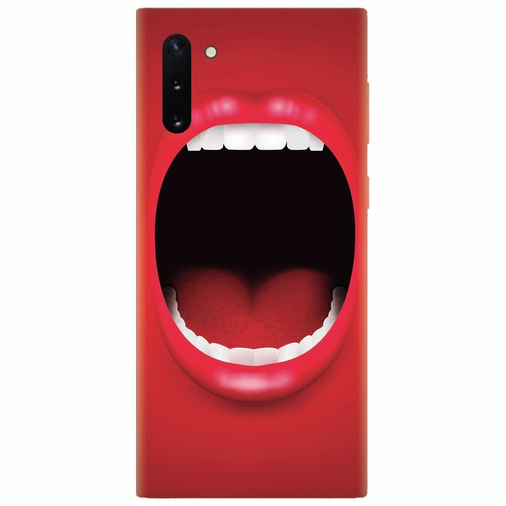 Husa silicon pentru Samsung Galaxy Note 10, Big Mouth