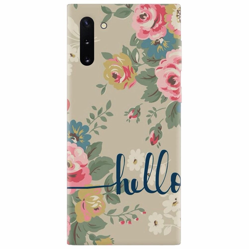 Husa silicon pentru Samsung Galaxy Note 10, Cute Flower Phone