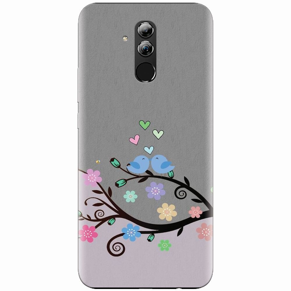 Husa silicon pentru Huawei Mate 20 Lite, Bird Love
