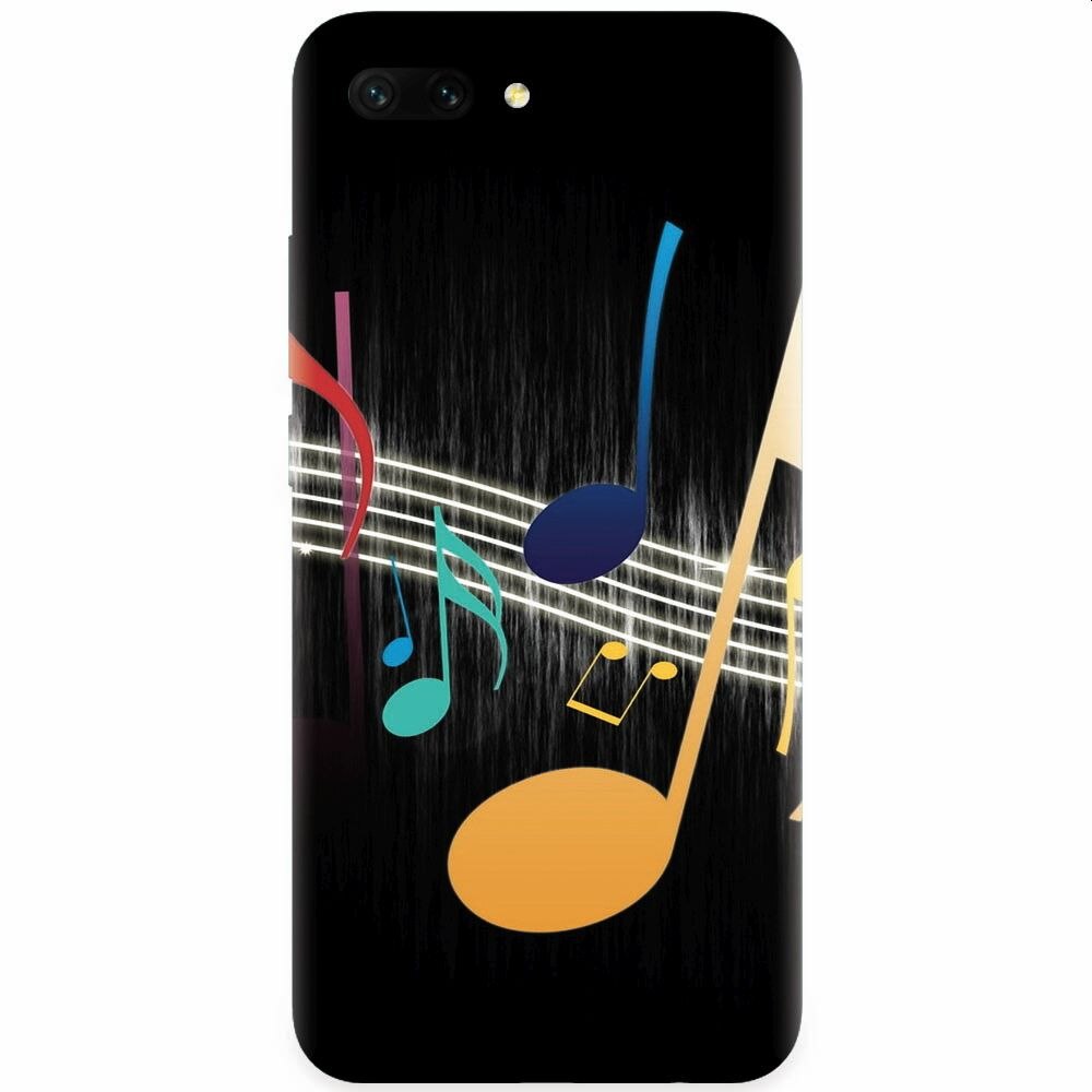 Husa silicon pentru Honor 10, Colorful Music