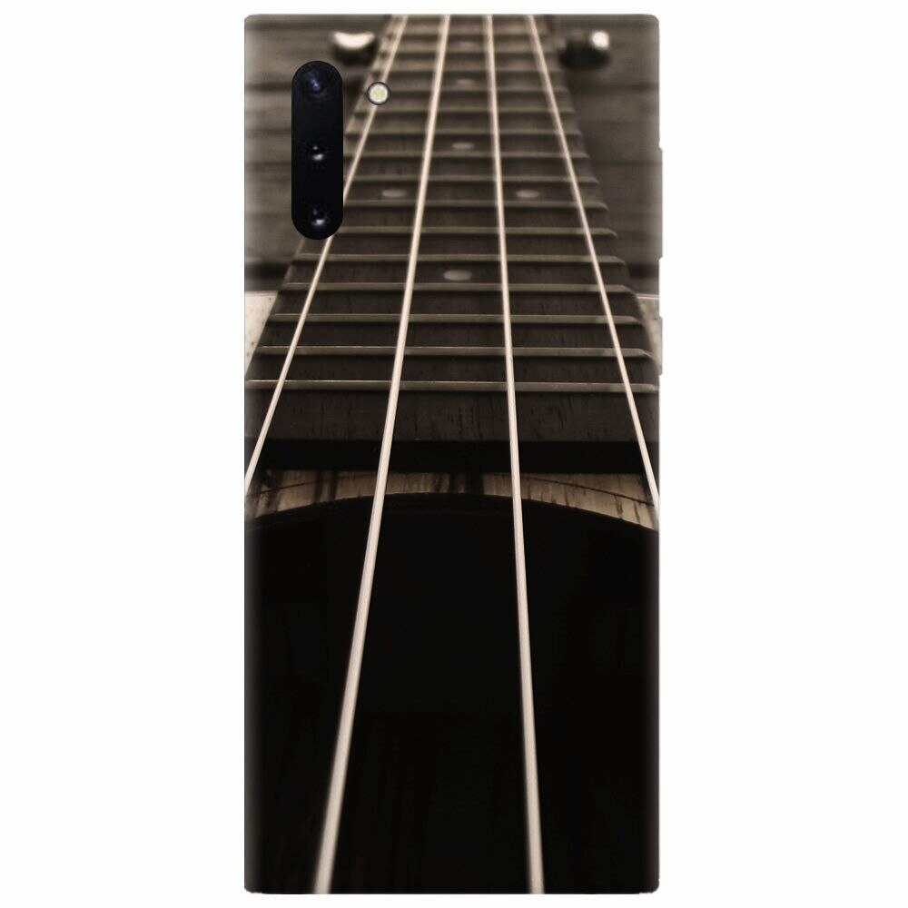 Husa silicon pentru Samsung Galaxy Note 10, Bass Guitar