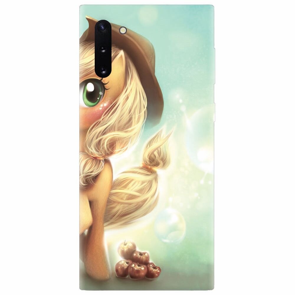 Husa silicon pentru Samsung Galaxy Note 10, Applejack Pony Cute K