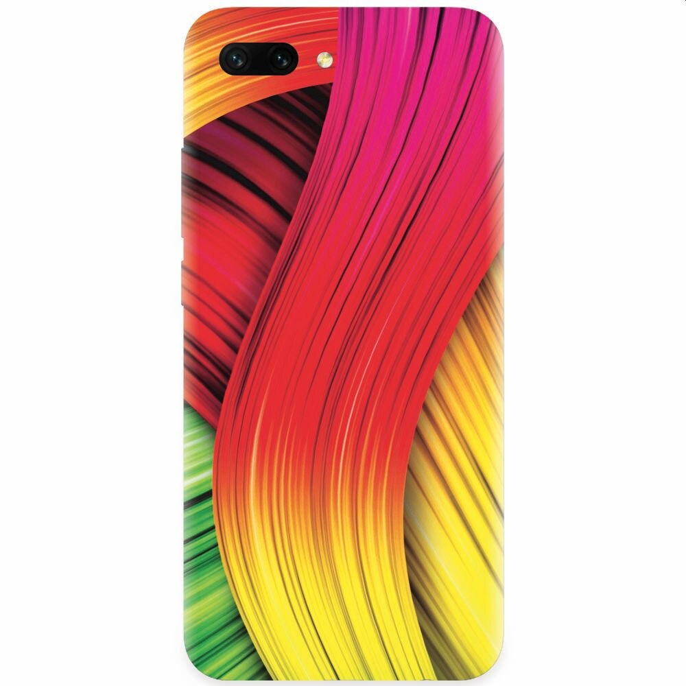 Husa silicon pentru Honor 10, Colorful Abstract