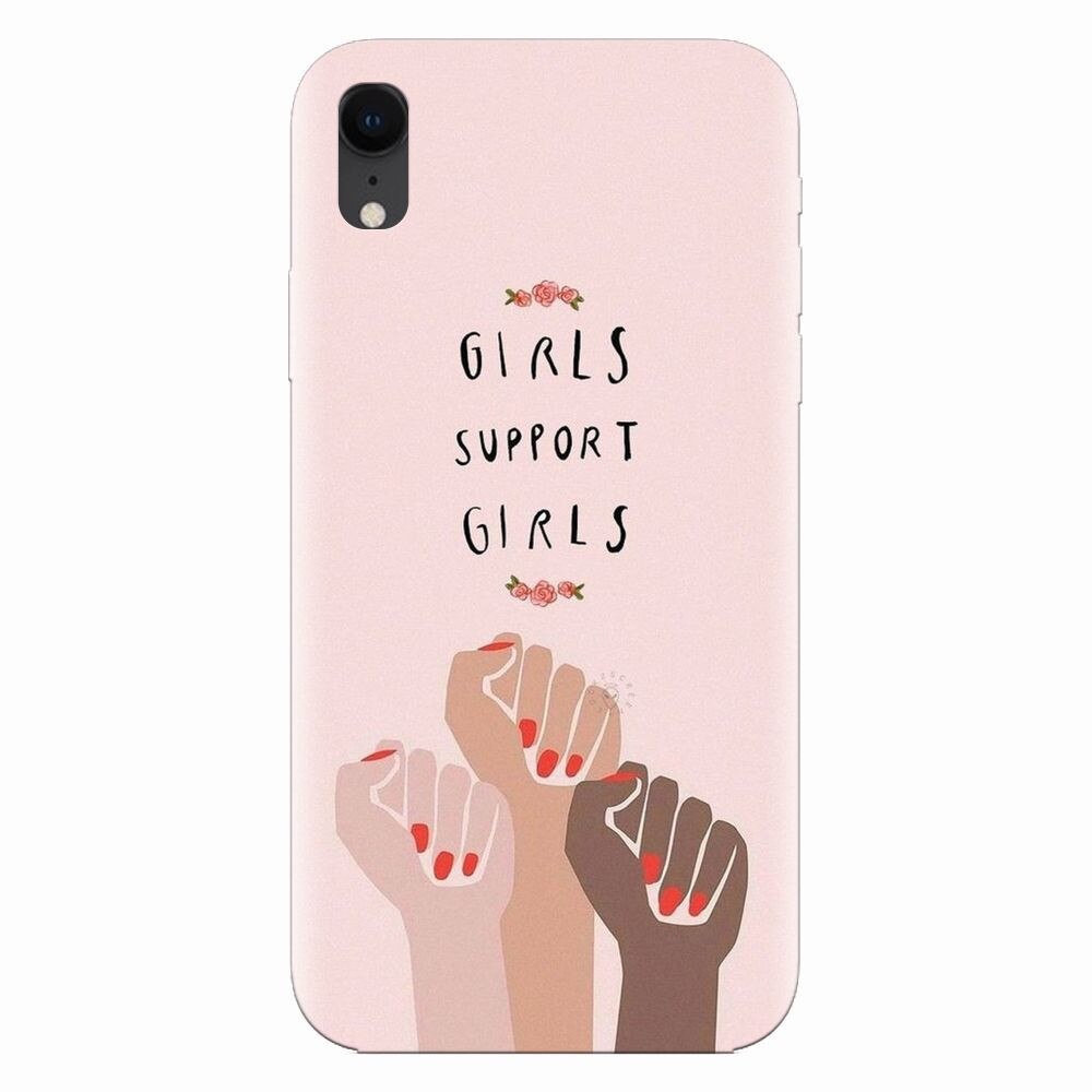 Husa silicon pentru Apple Iphone XR, Girls Supportgirls