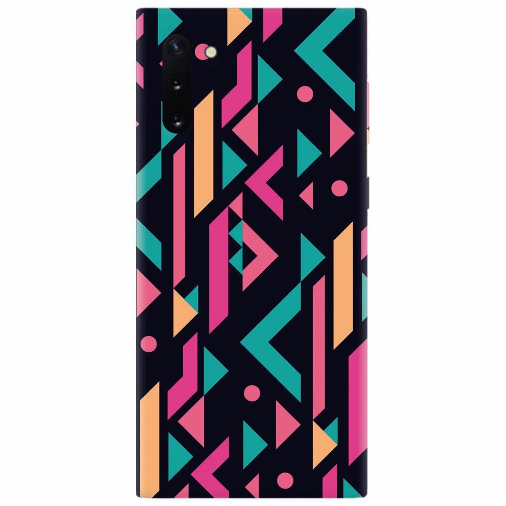 Husa silicon pentru Samsung Galaxy Note 10, Alien Geometrics