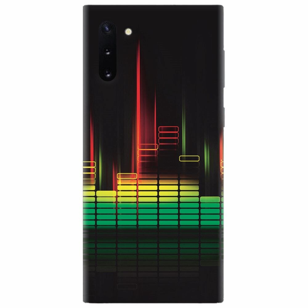 Husa silicon pentru Samsung Galaxy Note 10, Abstract Dj Sound System