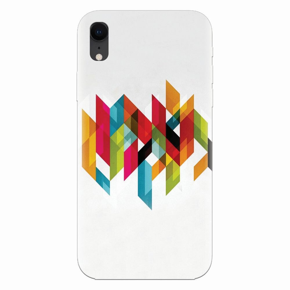 Husa silicon pentru Apple Iphone XR, Geometric