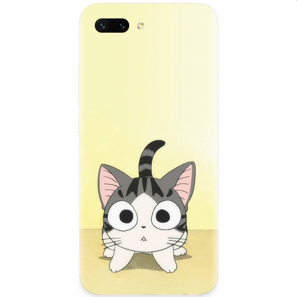 Husa silicon pentru Honor 10, Cute Ktty