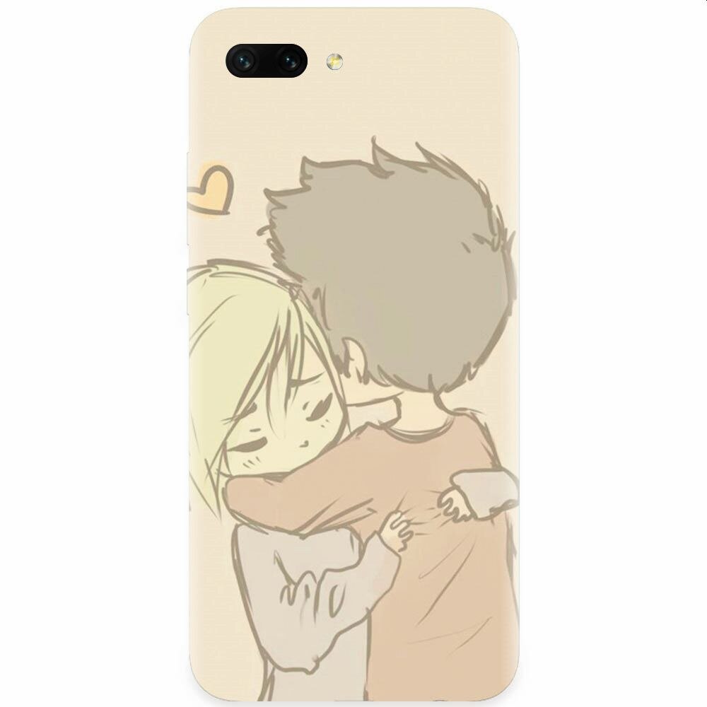 Husa silicon pentru Honor 10, Couple Hug