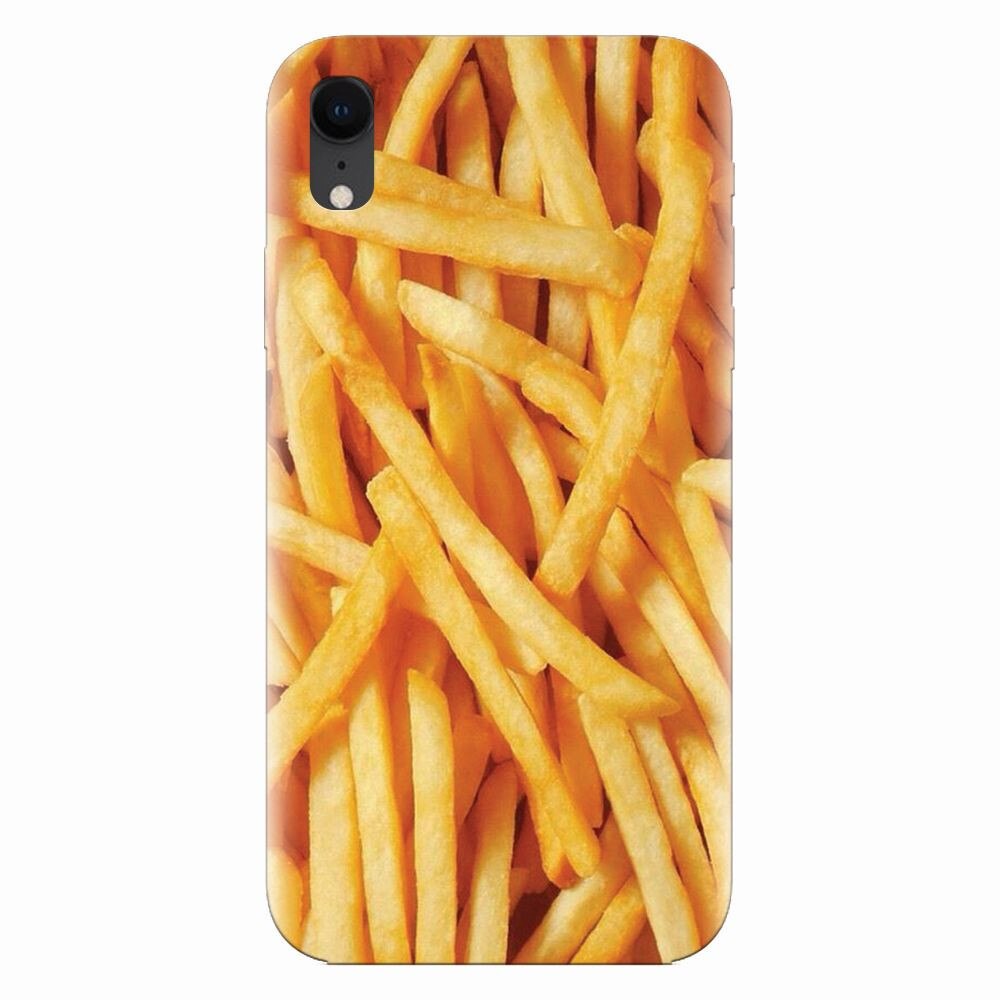Husa silicon pentru Apple Iphone XR, Fries