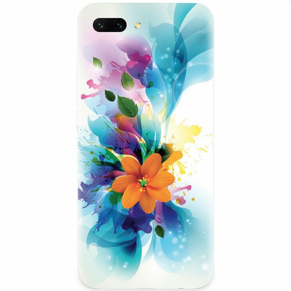 Husa silicon pentru Honor 10, Flower 011