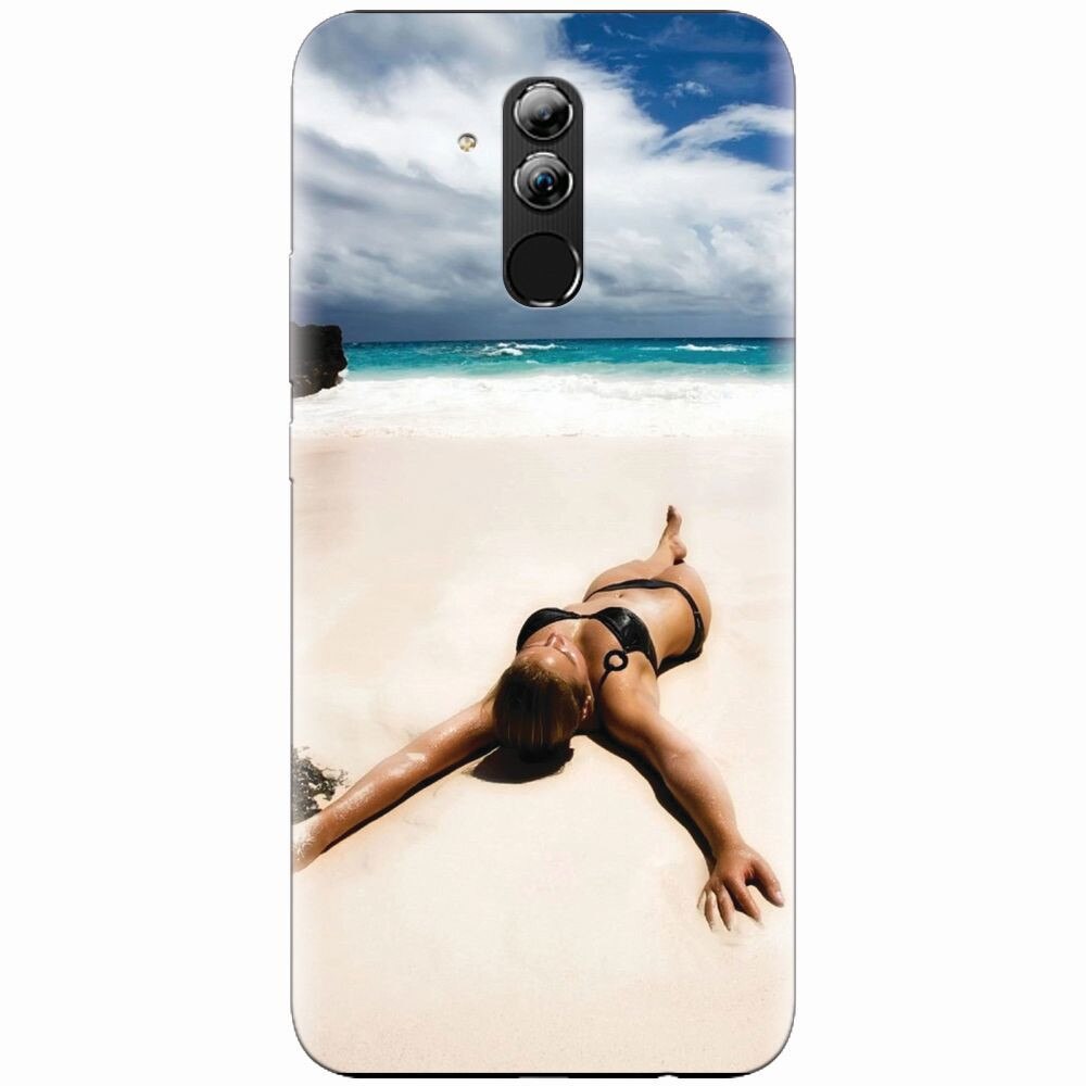 Husa silicon pentru Huawei Mate 20 Lite, Beach Lounging