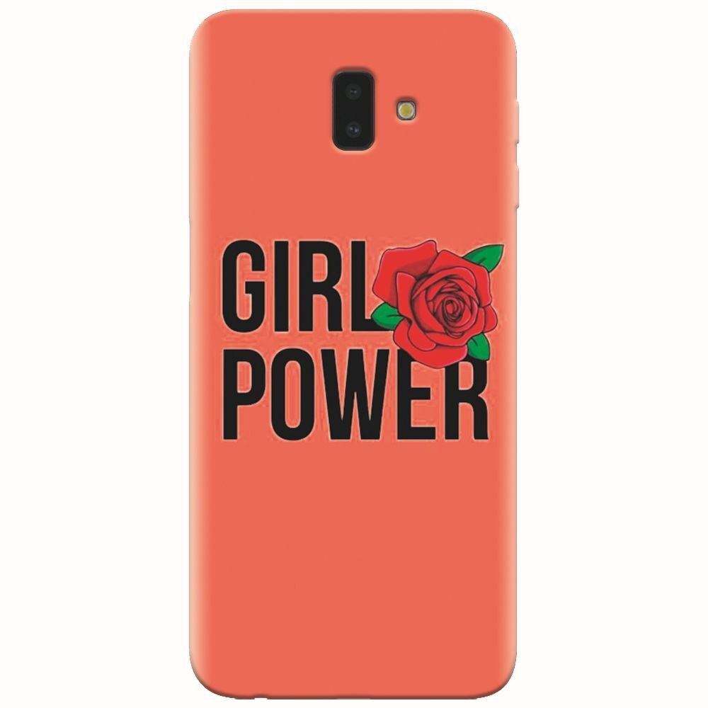 Husa silicon pentru Samsung Galaxy J6 Plus, Girl Power 2