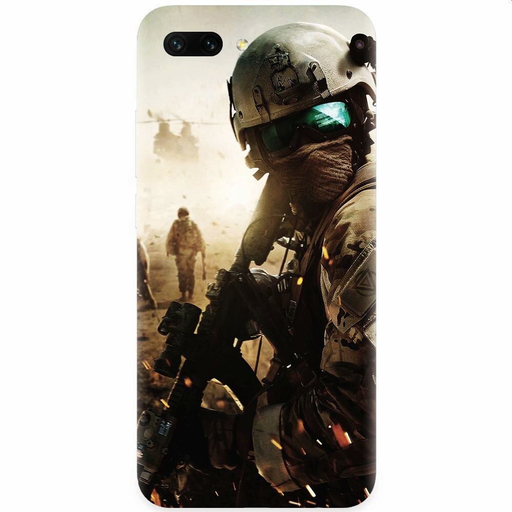 Husa silicon pentru Honor 10, Battlefield