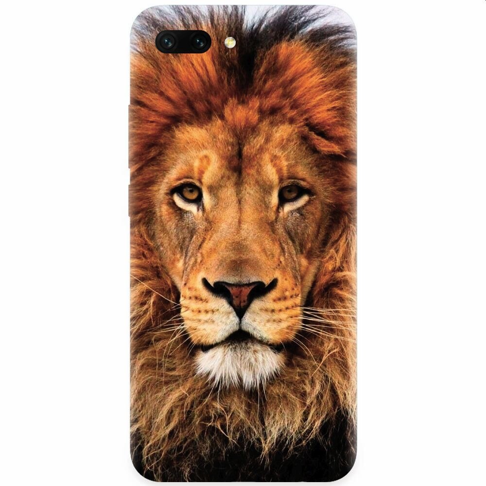Husa silicon pentru Honor 10, Colorful Lion4