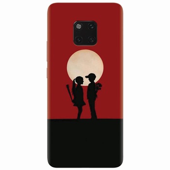 Husa silicon pentru Huawei Mate 20 Pro, Boy Girl Love Story Husa silicon pentru Huawei Mate 20 Pro, Boy Girl Love Story