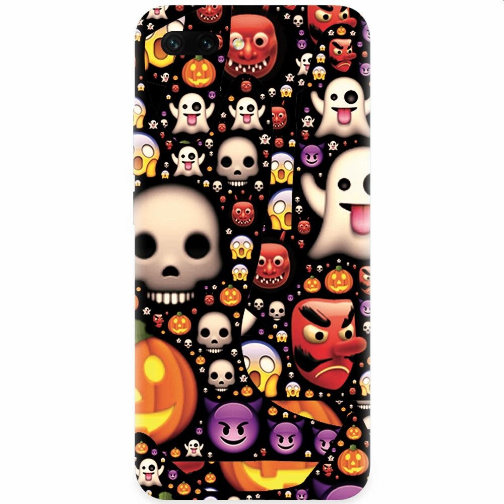 Husa silicon pentru Honor 10, Emoji Mess