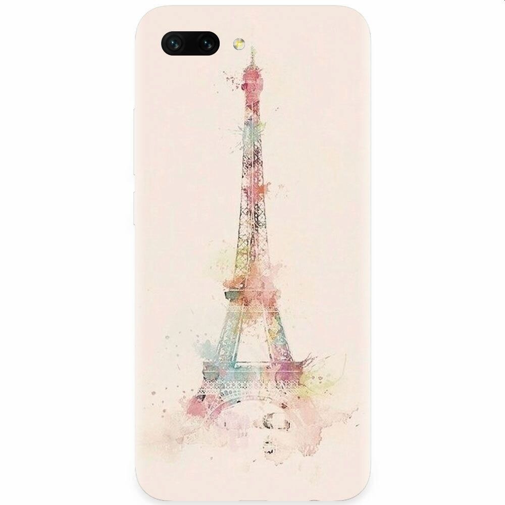 Husa silicon pentru Honor 10, Eiffel Tower 001