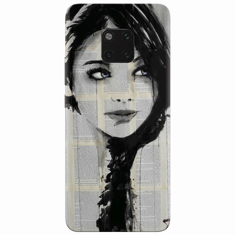 Husa silicon pentru Huawei Mate 20 Pro, Blue Eyes