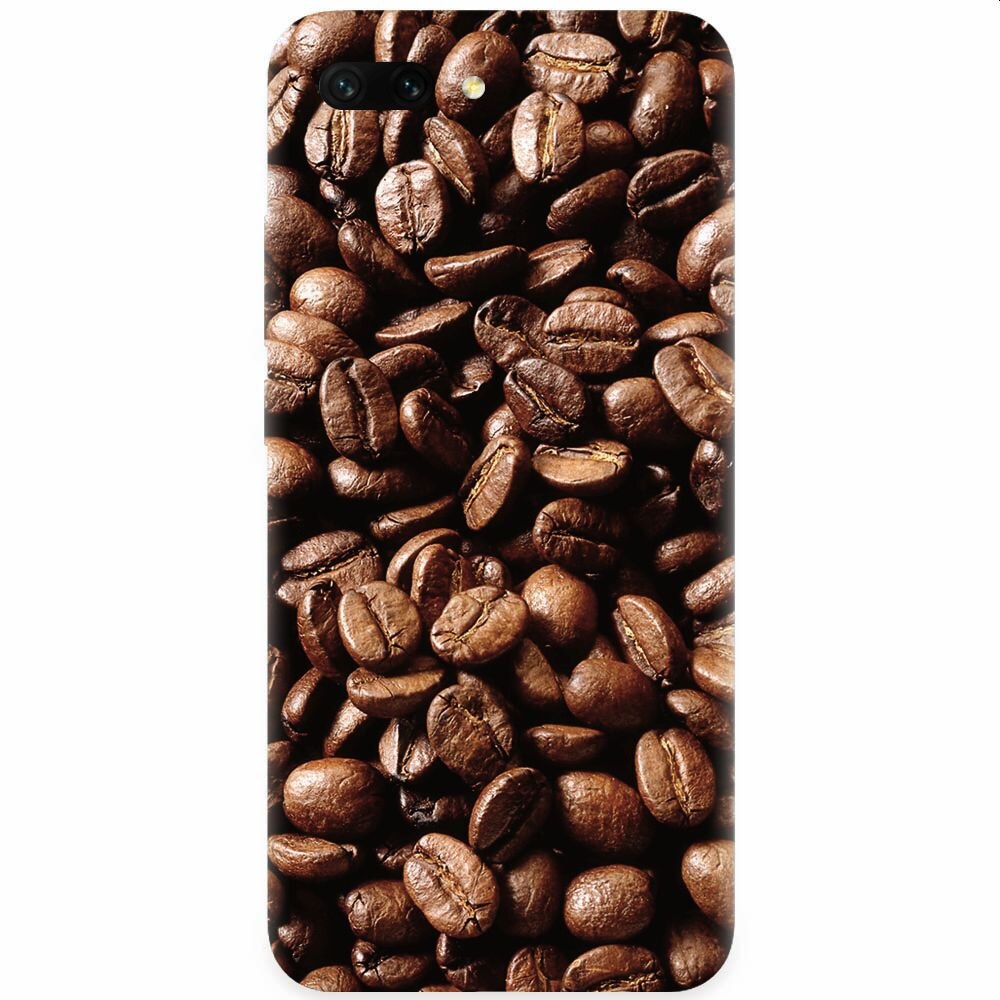 Husa silicon pentru Honor 10, Coffee Beans