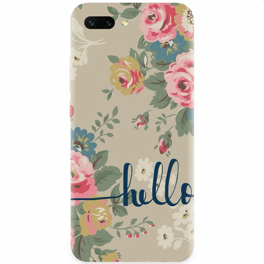 Husa silicon pentru Honor 10, Cute Flower Phone