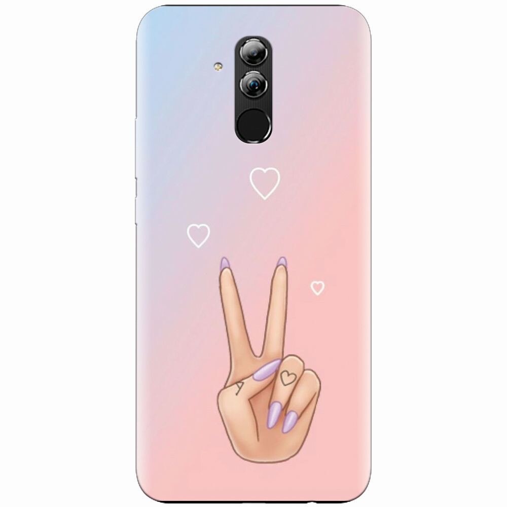 Husa silicon pentru Huawei Mate 20 Lite, Victory Love