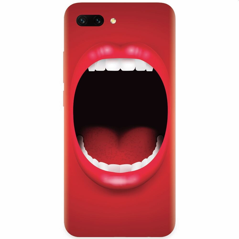 Husa silicon pentru Honor 10, Big Mouth